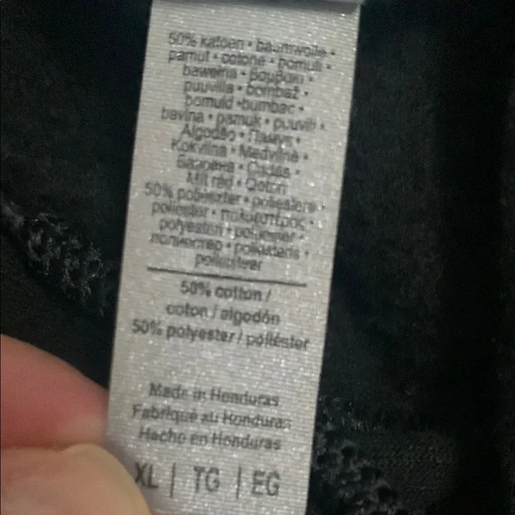 Black message hoodie- Unisex - Picture 6 of 7